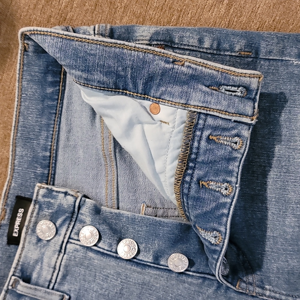 Express High Rise Hyper Stretch Denim Jeans - Picture 6 of 15